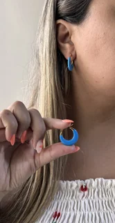 گوشواره مینا کاری در پنج رنگ شیک و جذاب و کیفیت درجه یک